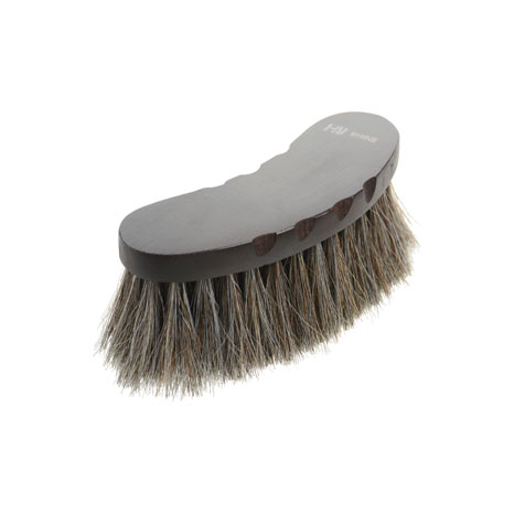 Hy Equestrian Deluxe Half Round Brush With Horse Hair