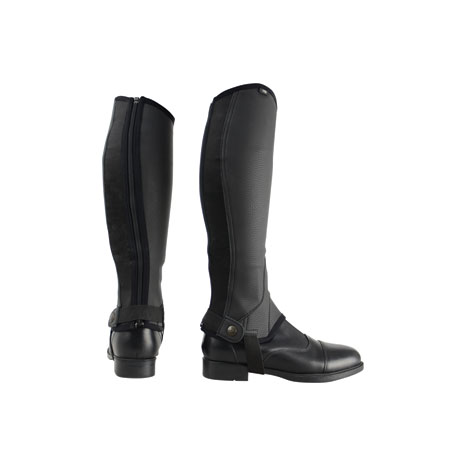 Hy Equestrian Children's Synthetic Combi Leather Chaps