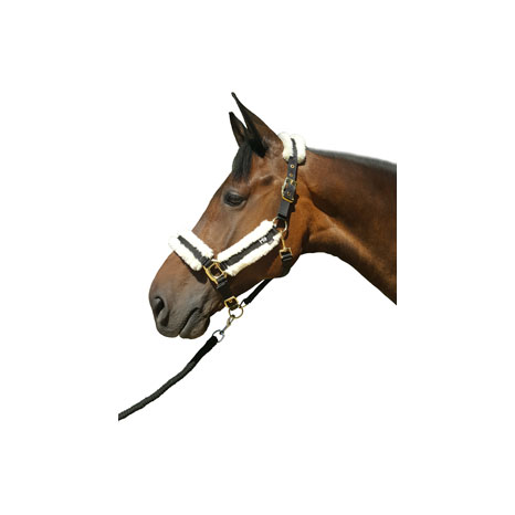 Hy Equestrian Faux Sheepskin Head Collar
