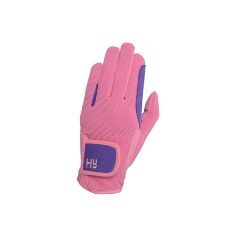Hy Equestrian Children's Two Tone Riding Gloves