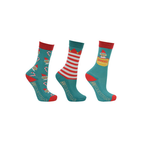 Hy Equestrian Children’s Elf Socks (Pack of 3)