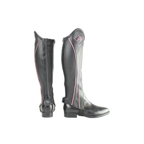 Hy Equestrian Two Tone Leather Gaiters