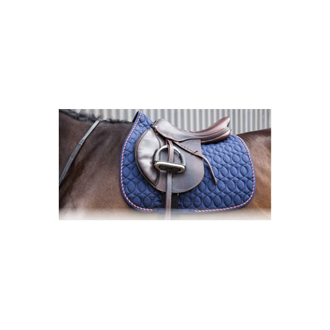 Hy Equestrian Deluxe Saddle Pad With Cord Binding