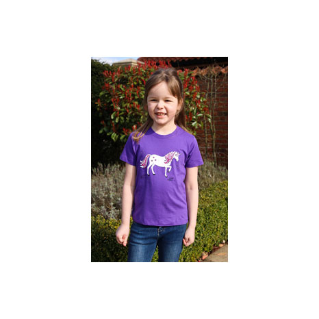 British Country Collection Dancing Unicorn Childs Tee