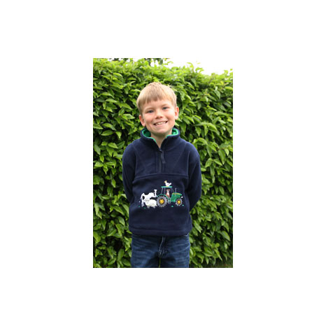British Country Collection Farmyard Childrens Fleece Jacket