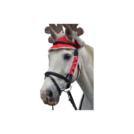 Hy Equestrian Christmas Santa Bridle Set (Set of 3)