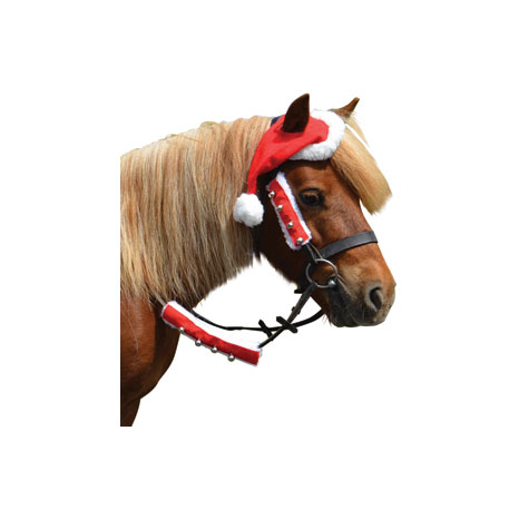 Hy Equestrian Christmas Santa Horse Hat