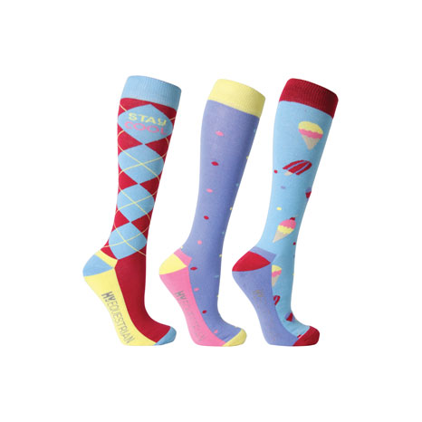Hy Equestrian Stay Cool Socks (Pack of 3)