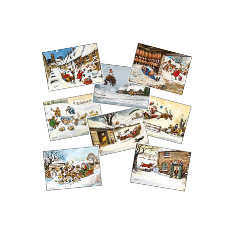 Hy Equestrian Thelwell Xmas Cards