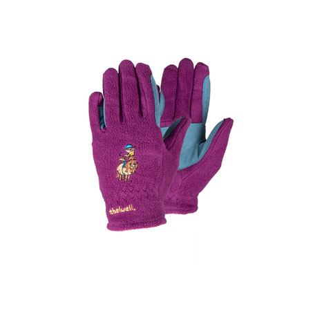Hy Equestrian Thelwell Collection Pony Friends Fleece Riding Gloves