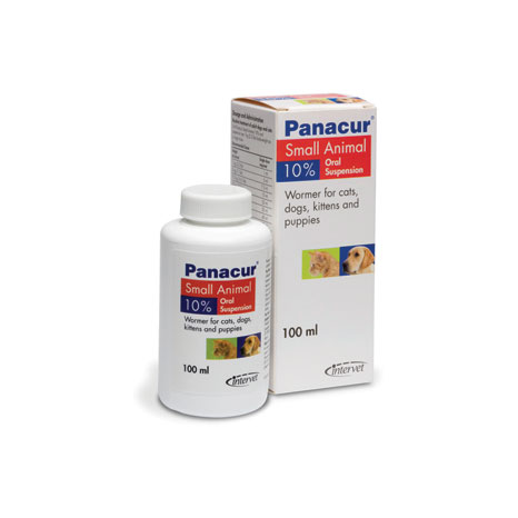 Panacur Liquid Wormer for Dogs & Cats - 10% suspension