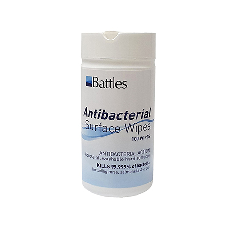 Battles Antibacterial Surface Wipes